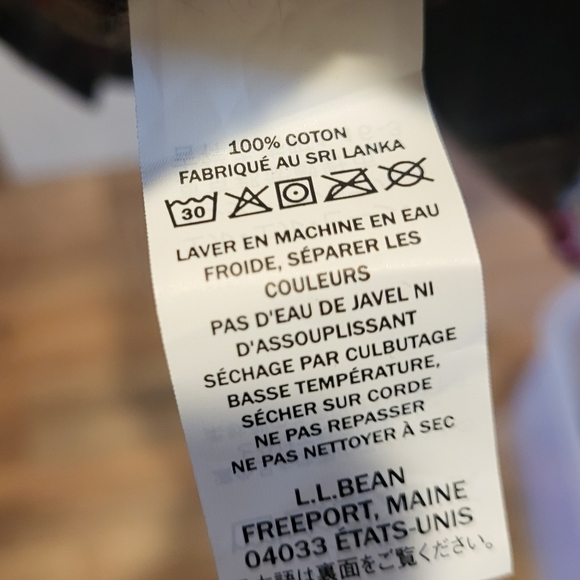 LL Bean Traditional Fit Mens Plaid Flannel Red, Blue Gray Size XXL - Picture 5 of 5